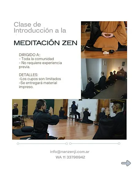 Introducción  Meditación Zen -NOVIEMBRE- MIERCOLES  11-Dojo Monserrat