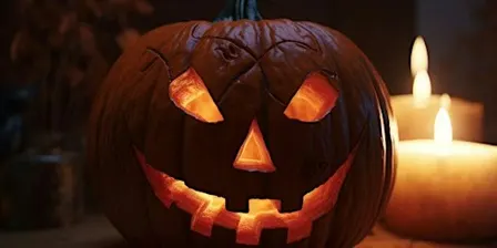 Pumpkin Painting on the Patio