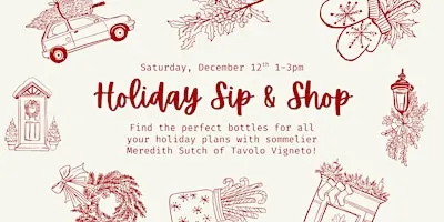 Holiday Sip & Shop with Tavolo Vigneto