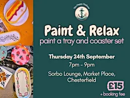 Paint & Relax: Create Your Own Tray & Coaster Set