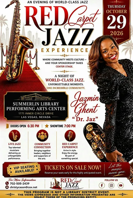 Red Carpet Jazz Experience with Jazmin Ghent