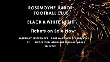 Black & White Night 2026 - Rossmoyne Junior Football Club