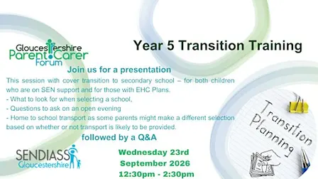 Year 5 Transition Training Session delivered by SENDIASS