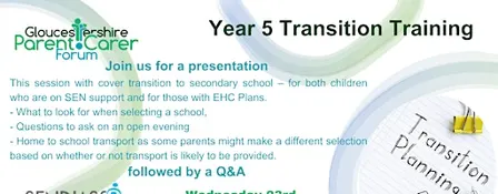Year 5 Transition Training Session delivered by SENDIASS