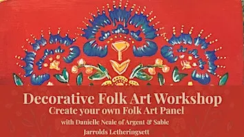 Decorative Folk Painting | Paint Your Own Wooden Panel