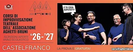 Lezione Prova di Improvvisazione teatrale CASTELFRANCO V.TO - Corsi 2026/27