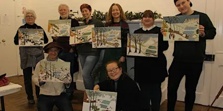 A Brush Of Genius : Paint your own Acrylic Masterpiece - at "TOSH" Boscombe