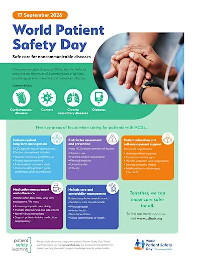 LCHG WHO Patient Safety Day Conference - Living with Long Term Conditions