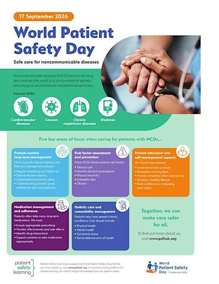 LCHG WHO Patient Safety Day Conference - Living with Long Term Conditions