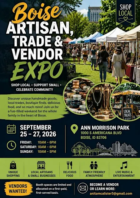 Boise Artisan, Trade & Vendor Expo