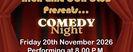 Comedy Night at High Lane, Friday 20th November 2026