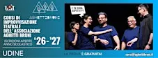 Lezione Prova di Improvvisazione teatrale Udine  - Corsi 2026/27