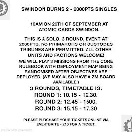 Swindon Burns 2 (Horus Heresy event)