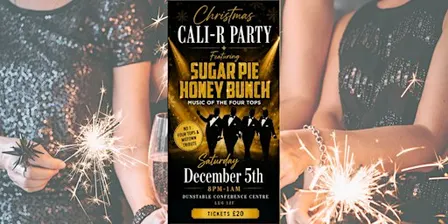 Cali-R Motown and Soul Christmas party featuring Sugar Pie Honey Bunch