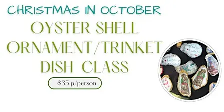 Coastal Inspired Shell Ornaments or Trinket Dishes