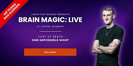 Brain Magic: LIVE @ The Grand Junction, Buckingham
