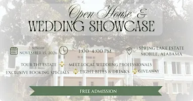 Spring Lake Estate Wedding Showcase & Open House