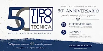 CINQUANT'ANNI DI PASSIONE, IMPEGNO E PERSONE