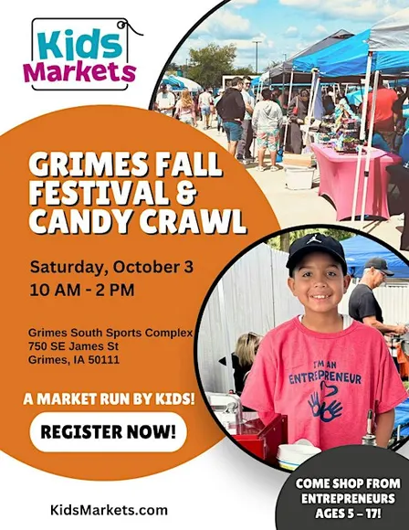 Kids Markets at Grimes Fall Festival & Candy Crawl