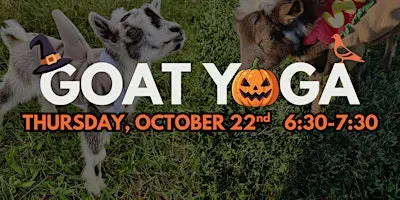 Goat Yoga: Halloween Edition!