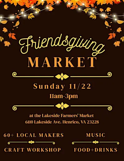 Lakeside Friendsgiving Market