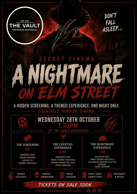 Secret Cinema- A Nightmare on Elm Street