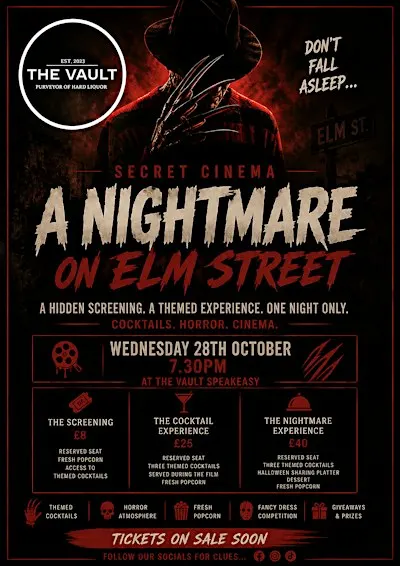 Secret Cinema- A Nightmare on Elm Street