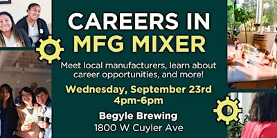 Careers in Manufacturing Mixer at Begyle Brewing