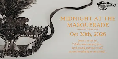 Halloween Mystery Dinner: Midnight at The Masquerade