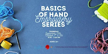 Basics of Hand Embroidery Series