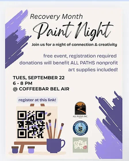 Recovery Month Paint Night III