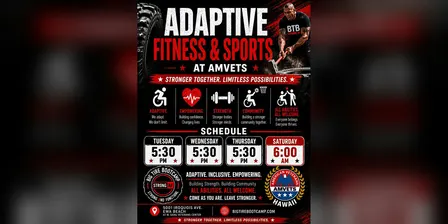 Adaptive Fitness & Sports - Big Tire Bootcamp at AMVETS Hawaii