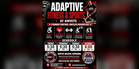 Adaptive Fitness & Sports - Big Tire Bootcamp at AMVETS Hawaii