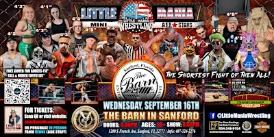 Sanford, FL -  Little Mania Mini Wrestling @ The Barn in Sanford