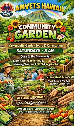 AMVETS Hawaii Community Garden Tours & Orientation