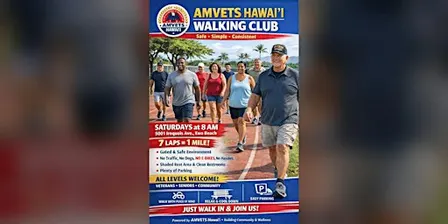 AMVETS Hawaii Walking Club - Free Saturday Walks in Ewa Beach