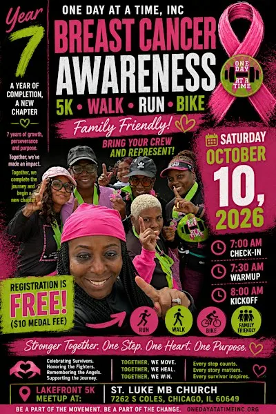 One Day at a Time, Inc Annual Breast Cancer Awareness 5k