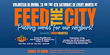 Feed The City Irving: Making Meals for People In Need