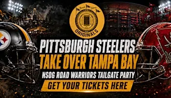 Pittsburgh Steelers @ Tampa Bay Bucs NSOG Tailgate -2xSB Champ JEFF REED