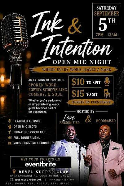 Ink & Intention Open Mic Night