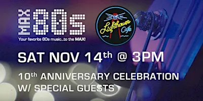 Max  80s - 10th Anniversary Saturday Daytime Show
