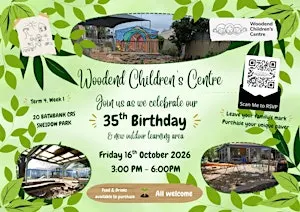 Woodend Children's Centre 35th Birthday Celebration