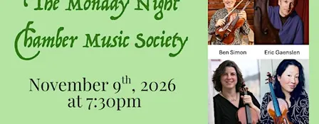 Monday Night Chamber Music Society - The Sharp String Quartet