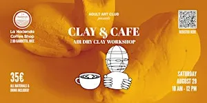 Clay & Cafe: Air Dry Clay Workshop at Local Coffee Shop (Nice, FR)