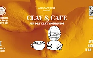 Clay & Cafe: Air Dry Clay Workshop at Local Coffee Shop (Nice, FR)