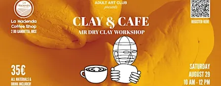 Clay & Cafe: Air Dry Clay Workshop at Local Coffee Shop (Nice, FR)