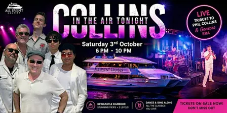In The Air Tonight | Phil Collins Tribute Show | Newcastle Harbour Cruise