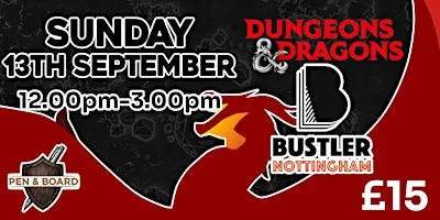 Dungeons and Dragons at Bustler Nottingham