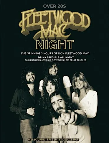 VALLEY 80'S - FLEETWOOD MAC NIGHT MELBOURNE