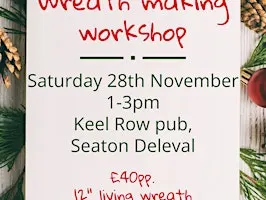 Christmas wreath making workshop